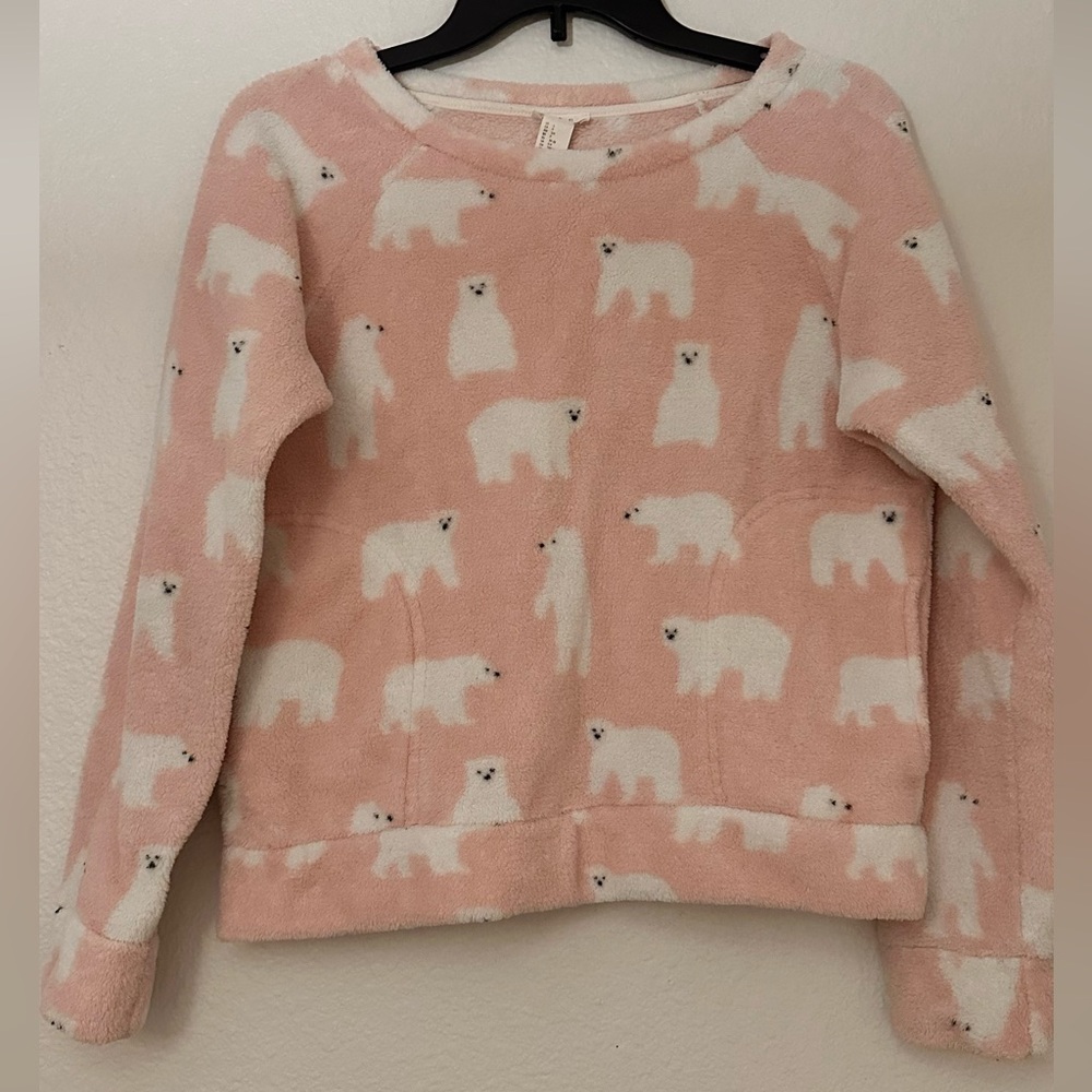 Pink Polar Bear Matching PJ Set🤍